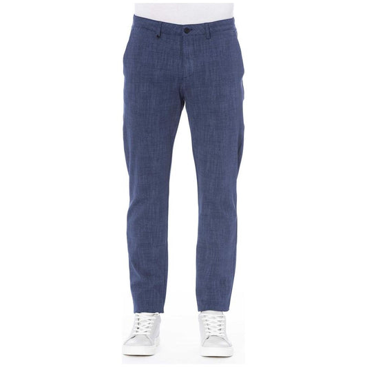 Blue Cotton Jeans & Pant