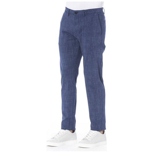 Blue Cotton Jeans & Pant