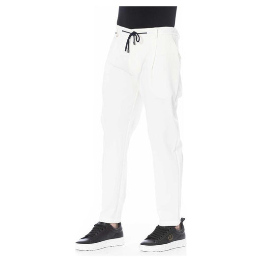 Distretto12 White Cotton Jeans & Pant Distretto12