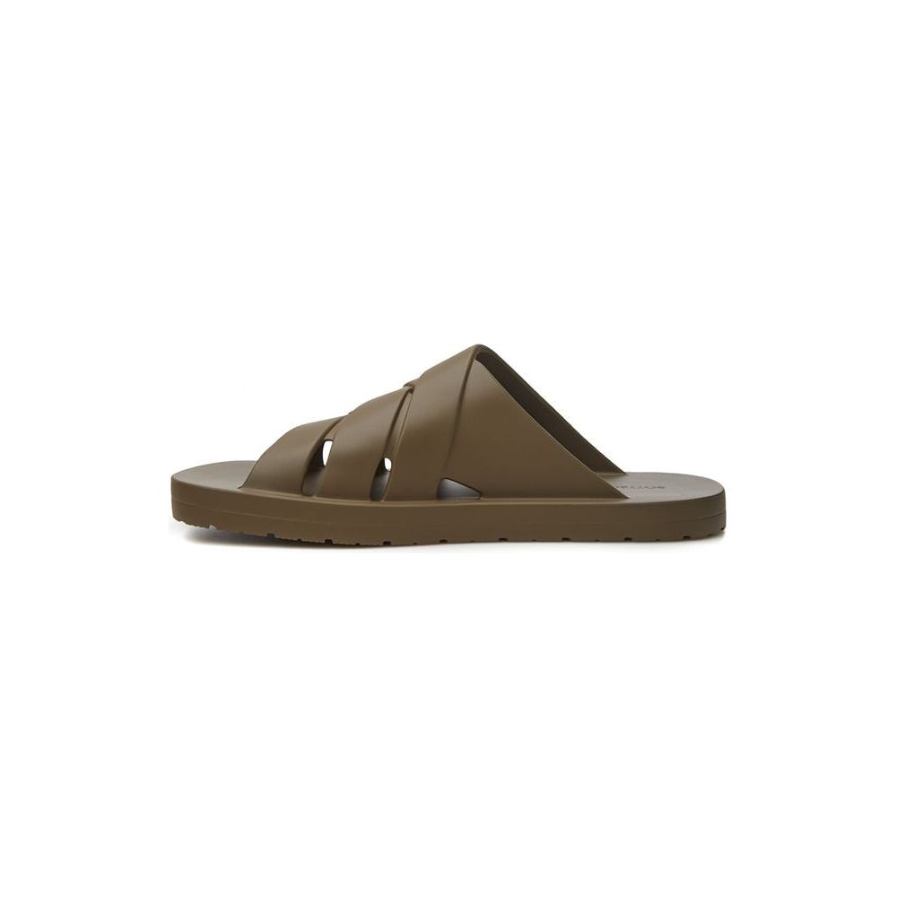 Brown Cotton Sandal