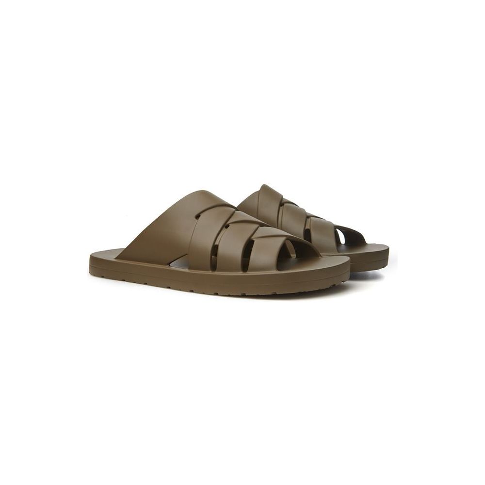 Brown Cotton Sandal