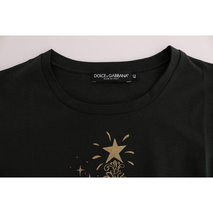 Dolce & Gabbana Green Cotton 2017 Motive T-Shirt
