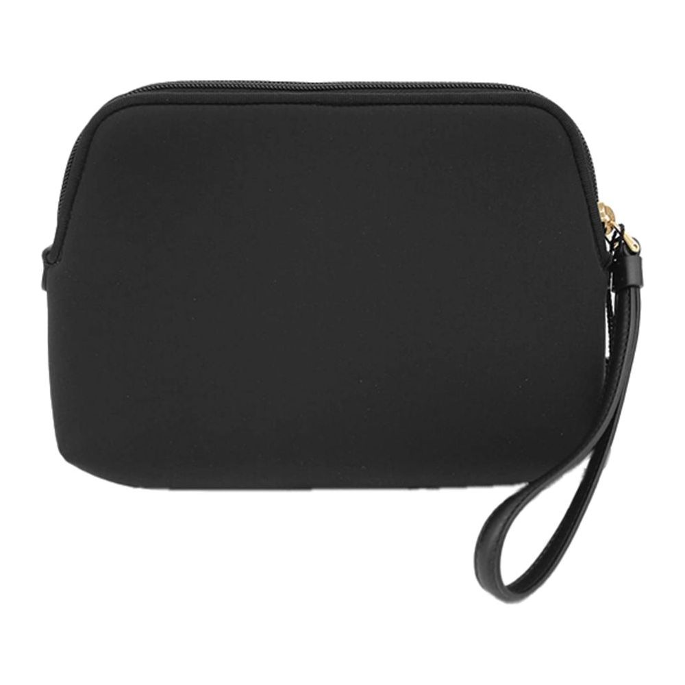 Black Neoprene Clutch Bag