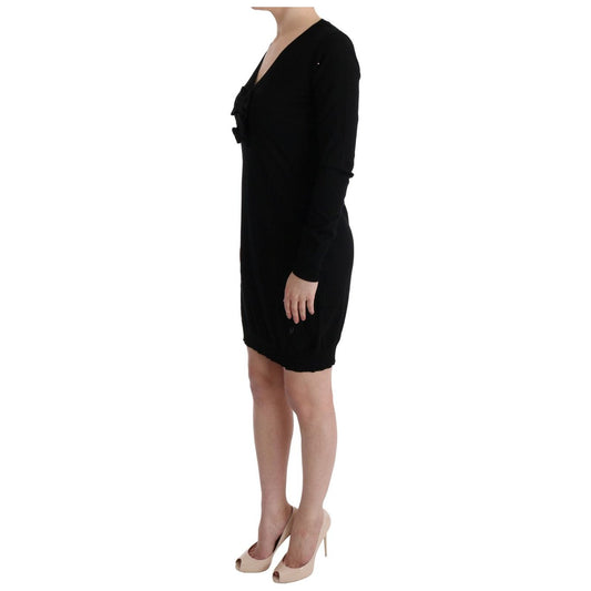 MARGHI LO'Elegant Black Wool Shift DressMcRichard Designer Brands£139.00