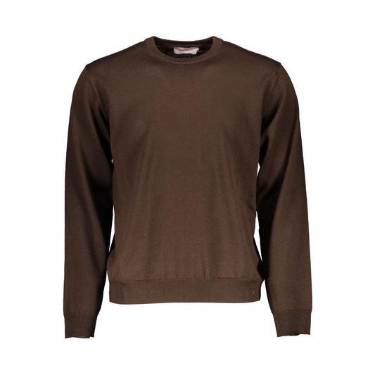 Romeo Gigli Brown Wool Sweater Romeo Gigli