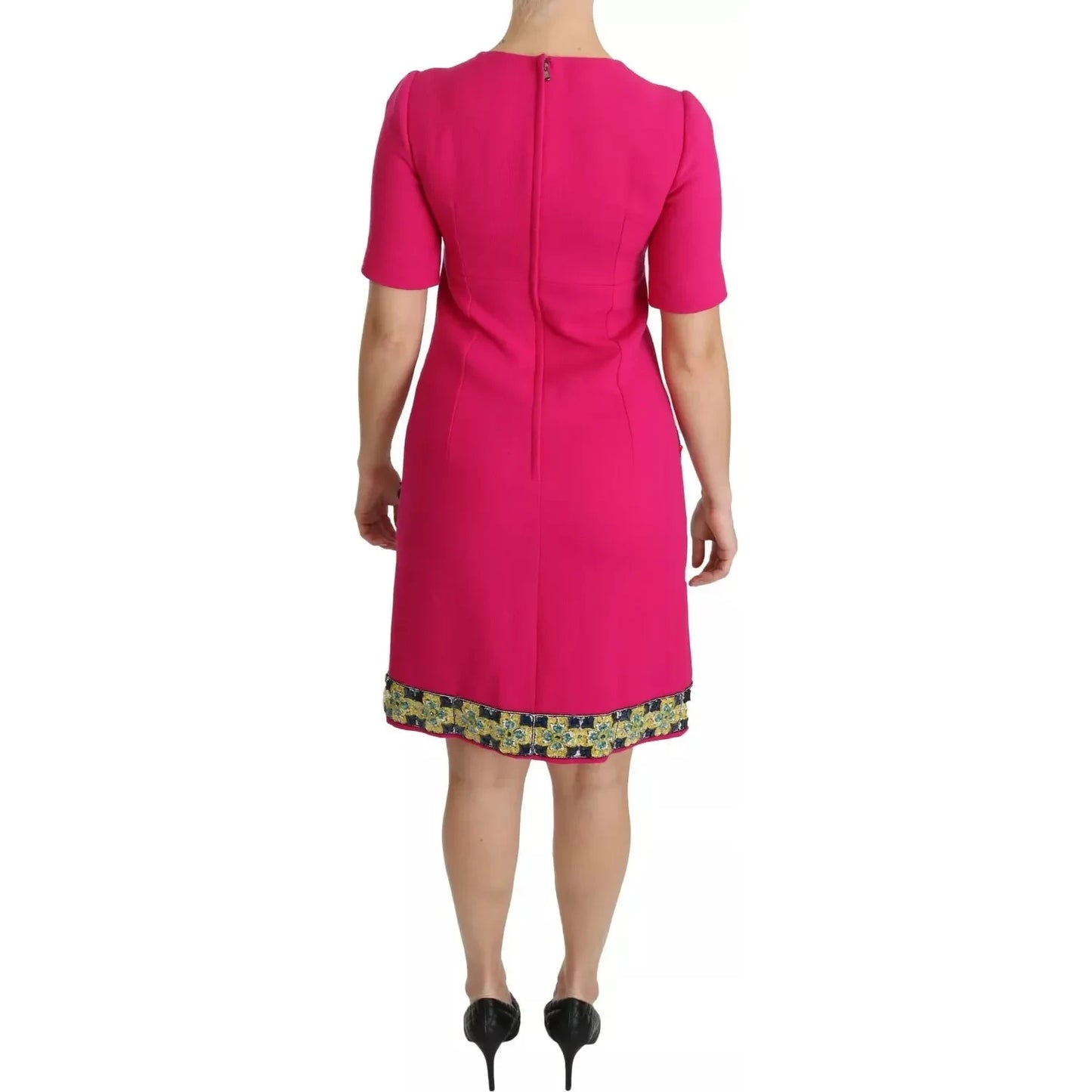 Pink Italia Forever Crystal Sheath Dress