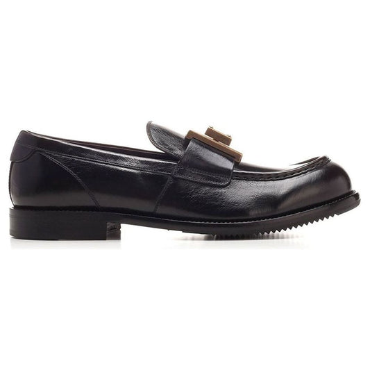 Black Leather Di Calfskin Loafer