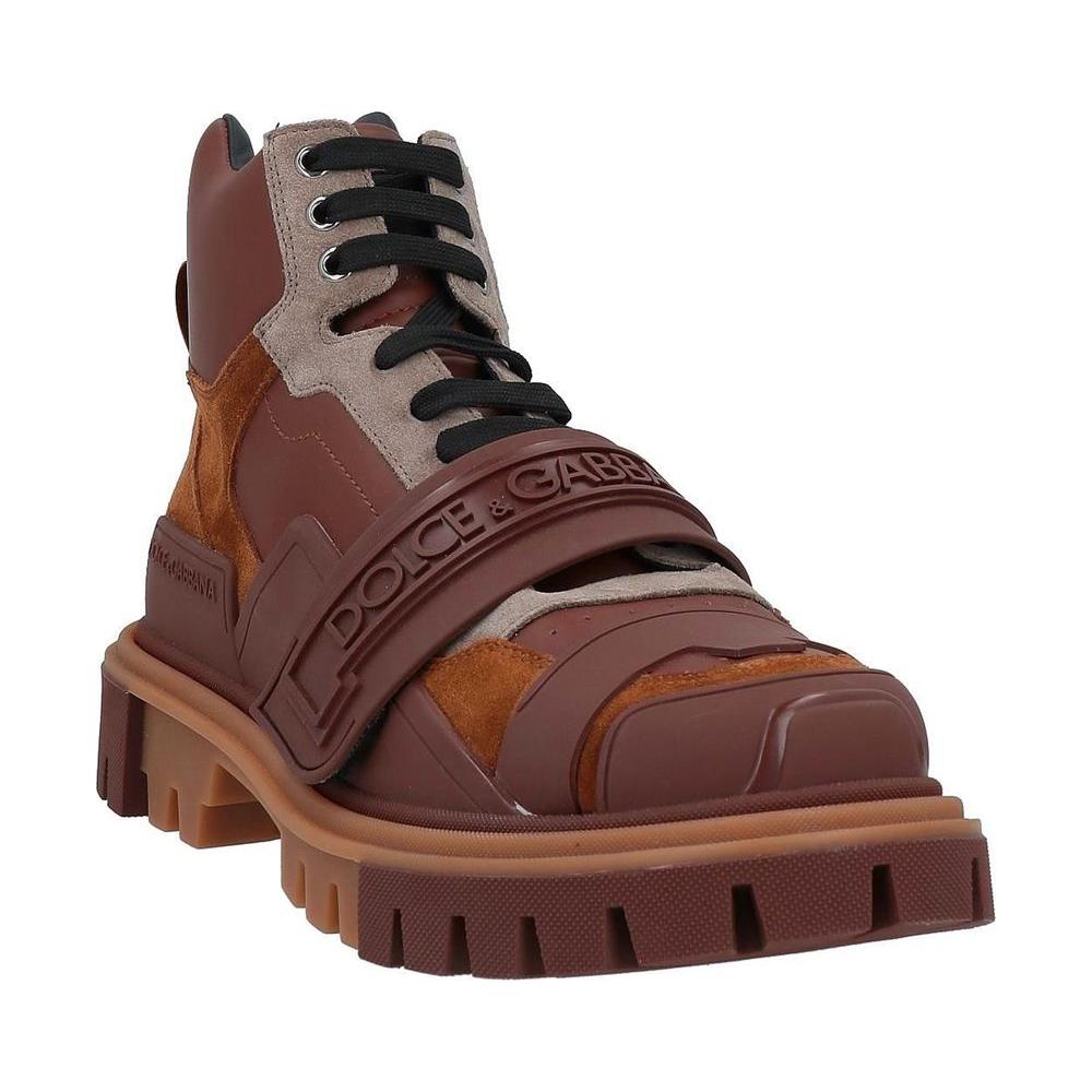 Brown Leather Di Calfskin Boot