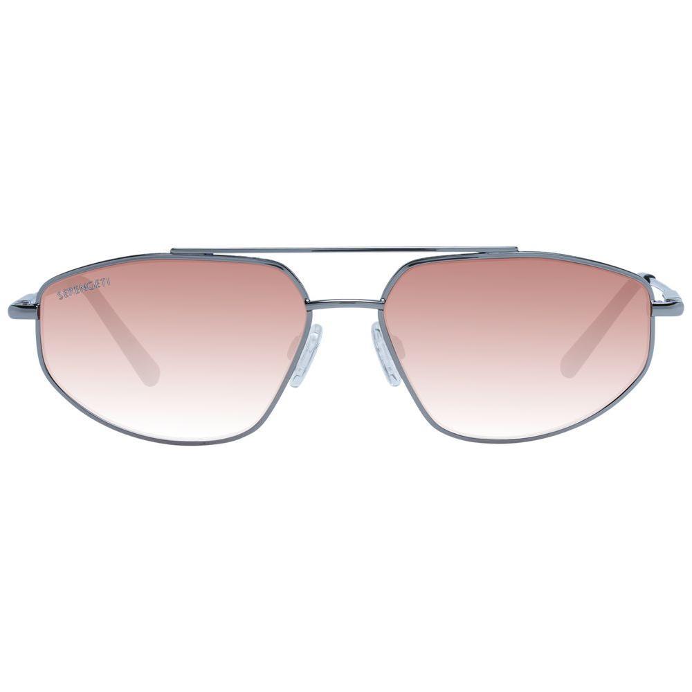 Serengeti Gray Metal Sunglasses