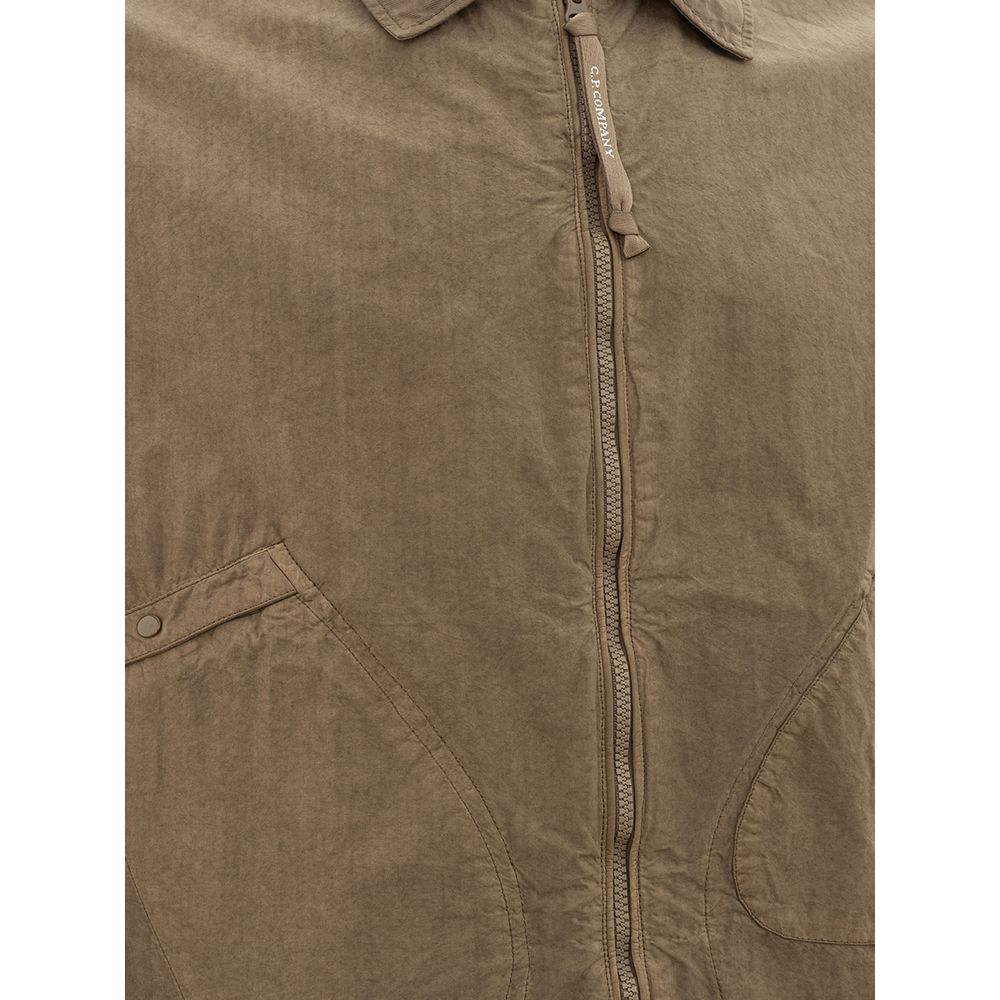 C.P. Company Beige Cotton Elegance Men's Jacket C.P. Company