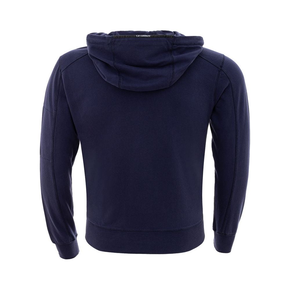 Blue Cotton Casual Men's Sweater