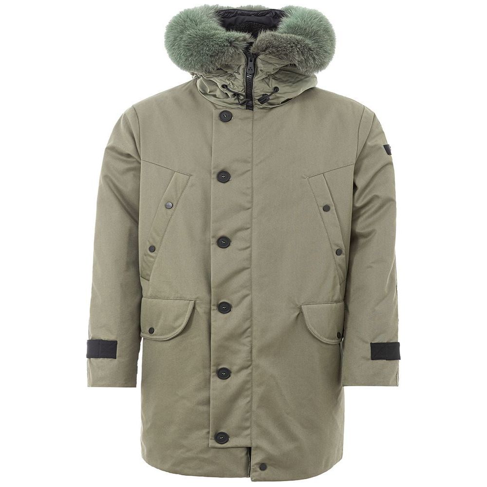 Peuterey Sleek Green Polyamide Jacket for Men Peuterey