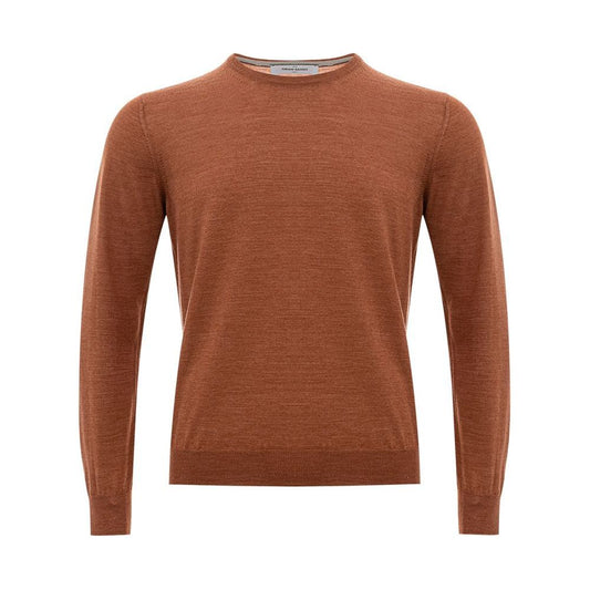 Elegant Woolen Brown Sweater for Men