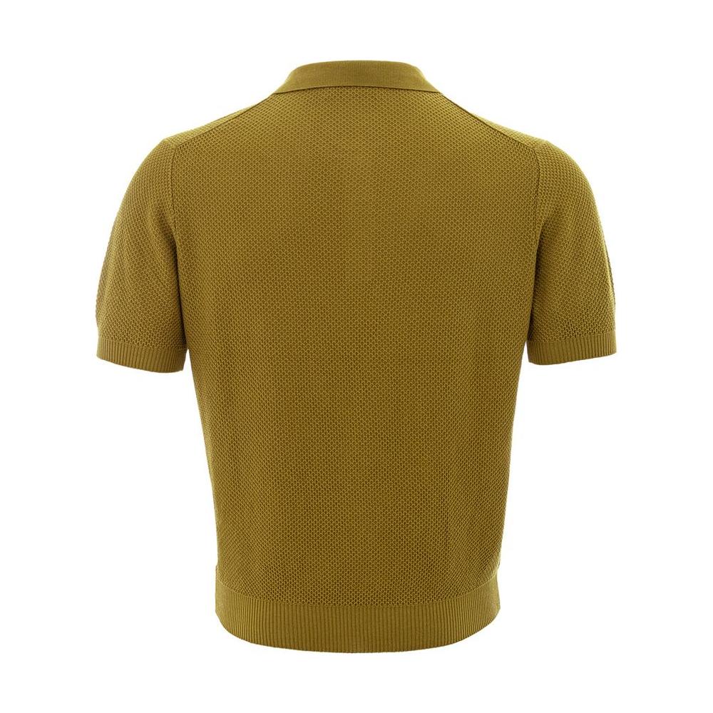 Elegant Green Cotton Polo