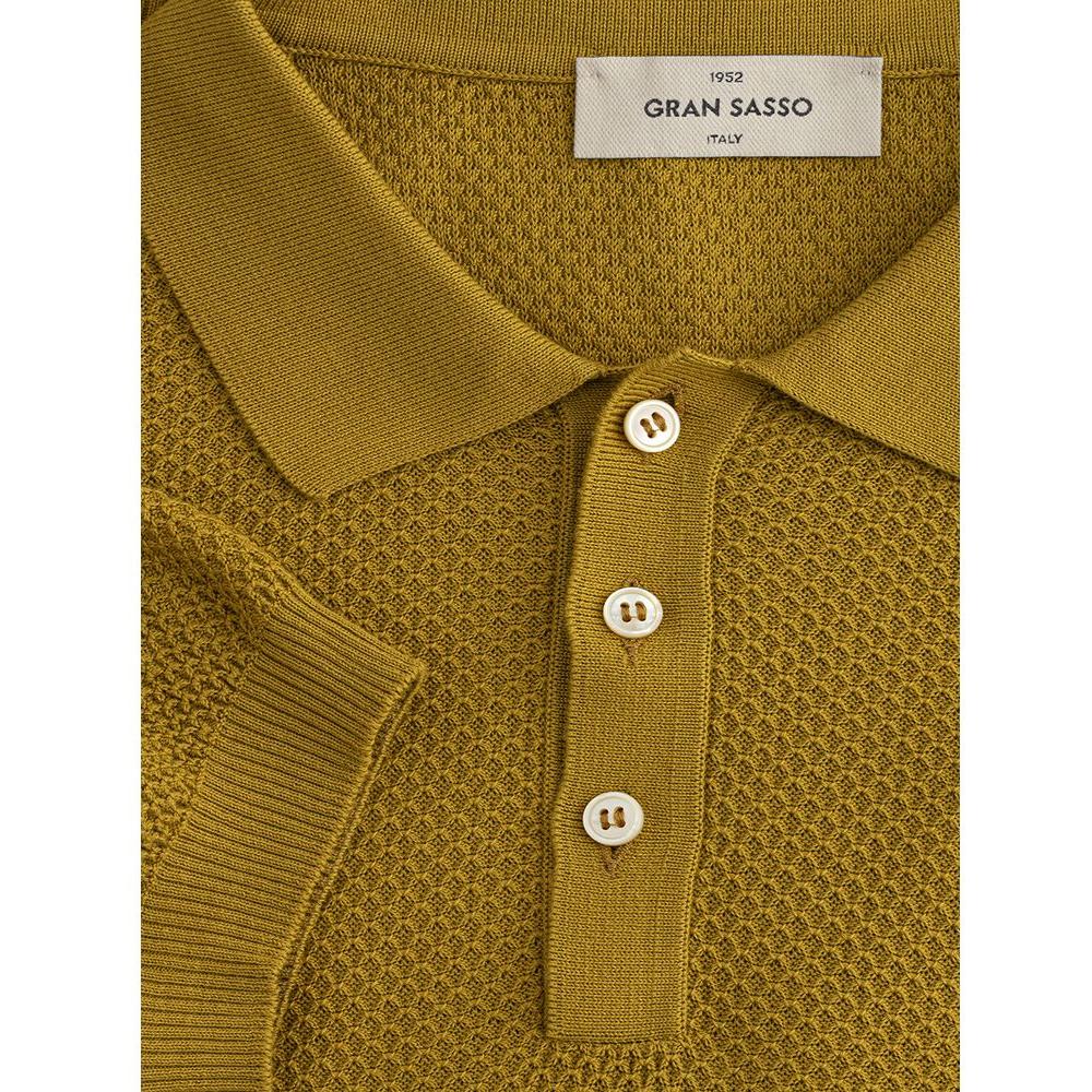 Elegant Green Cotton Polo