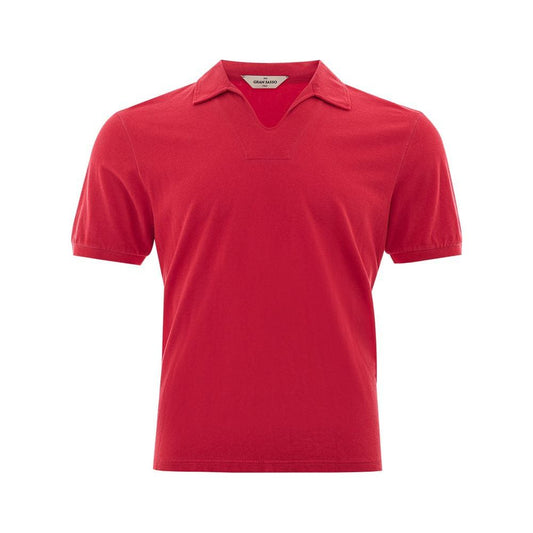 Gran Sasso Fuchsia Cotton Polo Elegance Gran Sasso