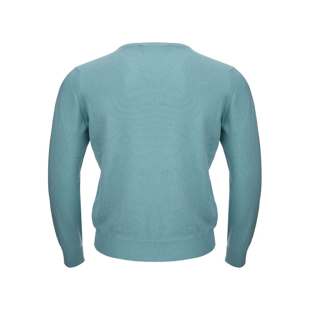 Turquoise Cashmere Sweater Elegance