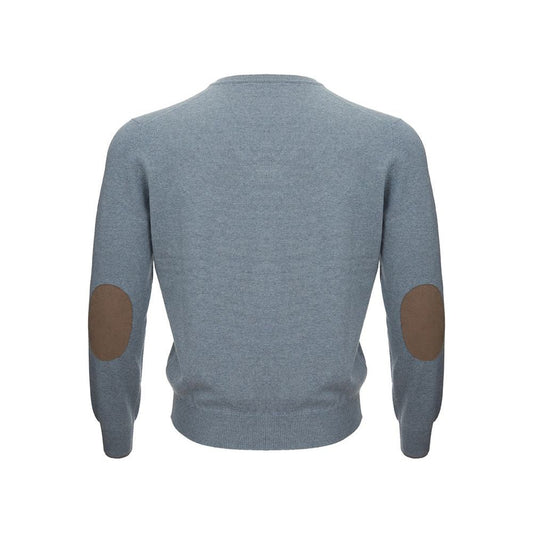 Gran Sasso Elegant Cashmere Sweater in Chic Gray Gran Sasso