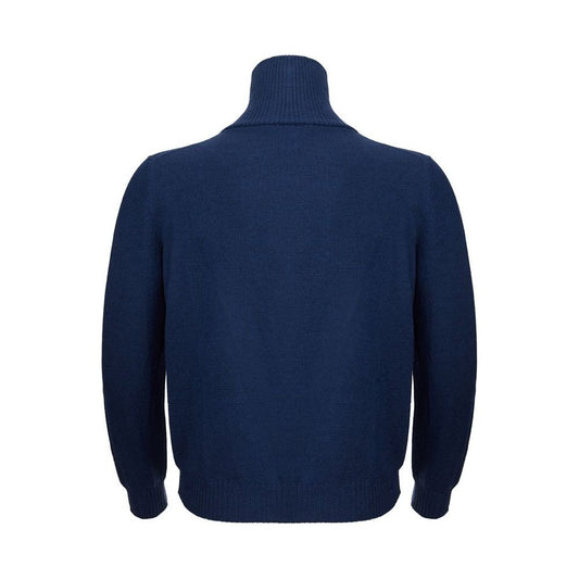 Gran Sasso Elegant Woolen Blue Sweater