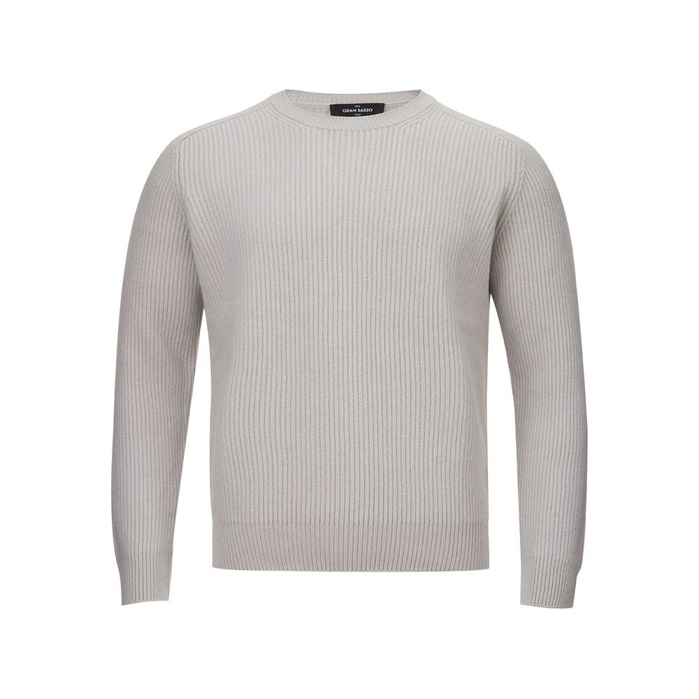 Elegant Cashmere Men's Gray Sweater