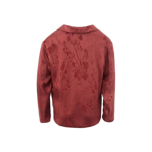 Lardini Elegant Red Acetate Shirt for Women Lardini