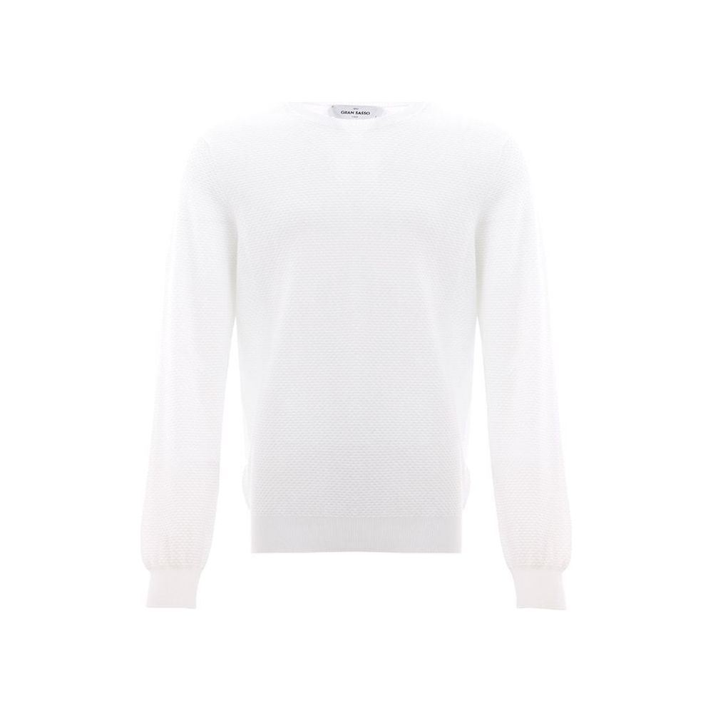 Elegant Italian White Cotton T-Shirt