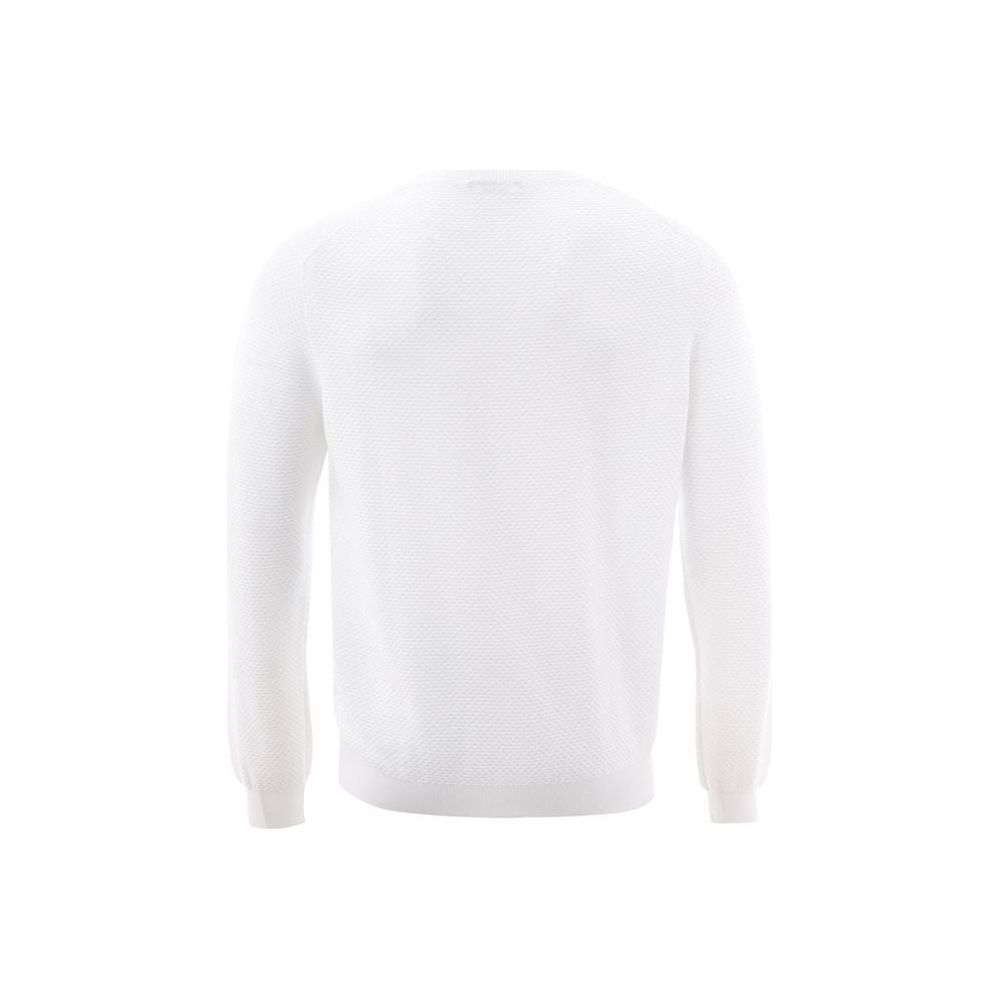 Elegant Italian White Cotton T-Shirt