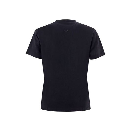 Elegant Cotton Tee in Timeless Black