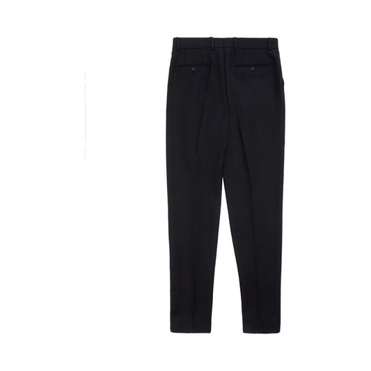 Elegant Polyester Black Pants for Men