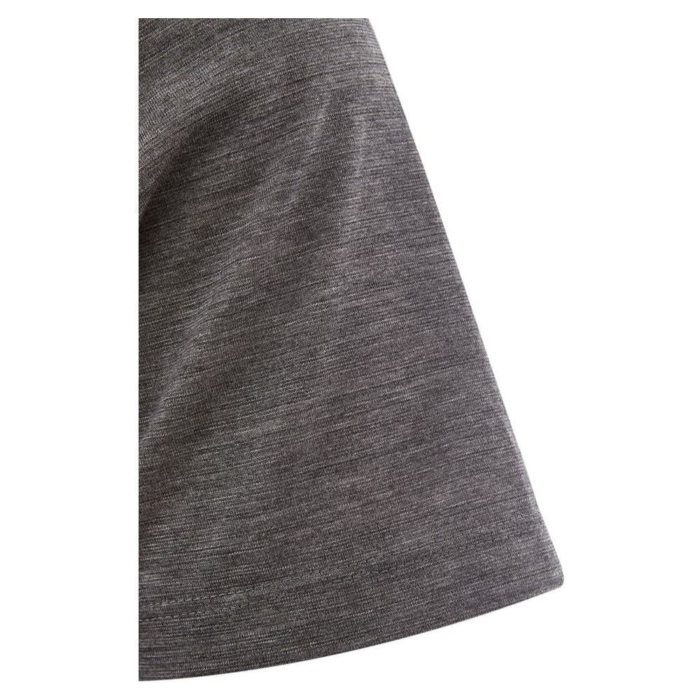 Elegant Gray Woolen Designer T-Shirt