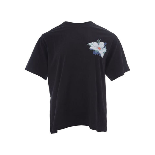 Elegant Black Cotton Kenzo Tee for Women