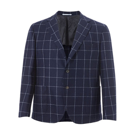 Luxurious Italian Wool Jacket for Men