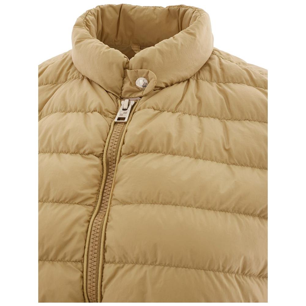 Beige Polyamide Designer Jacket