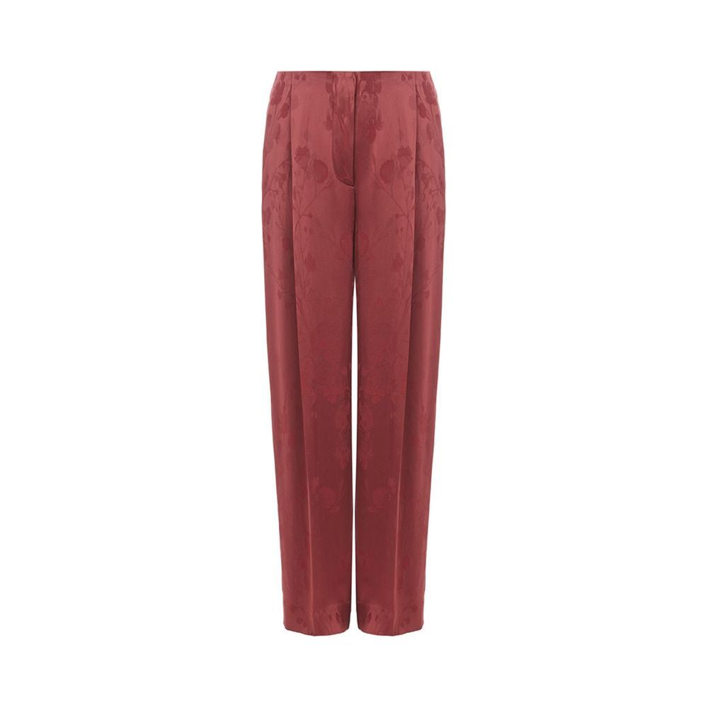 Elegant Red Tailored Pants