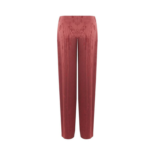 Elegant Red Tailored Pants