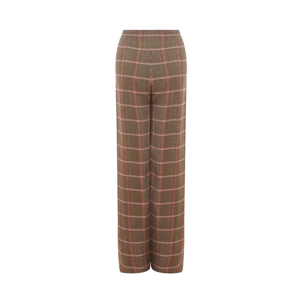 Elegant Brown Viscose Pants for Women