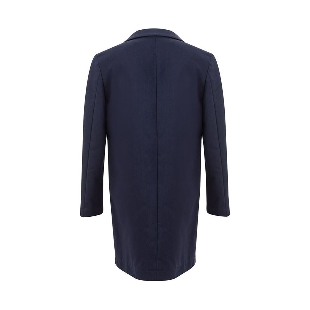 Lardini Cotton Elegance: Chic Blue Jacket