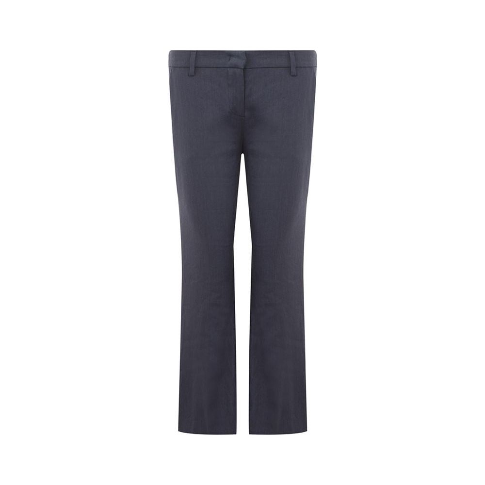 Chic Blue Linen Trousers