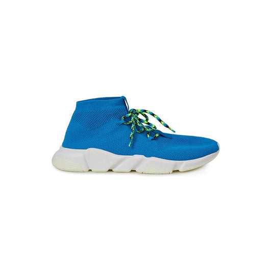 Exquisite Blue Cotton Sneakers for Men