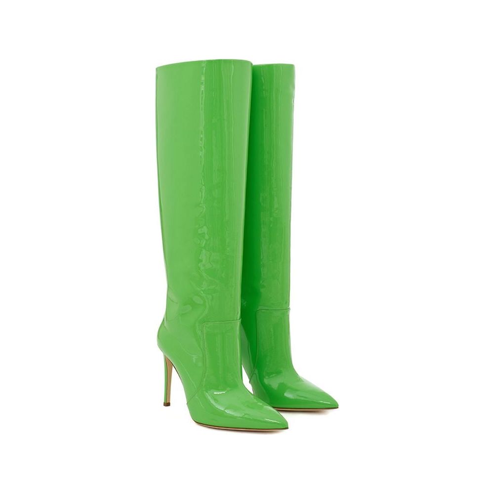 Emerald Elegance Ankle Boots