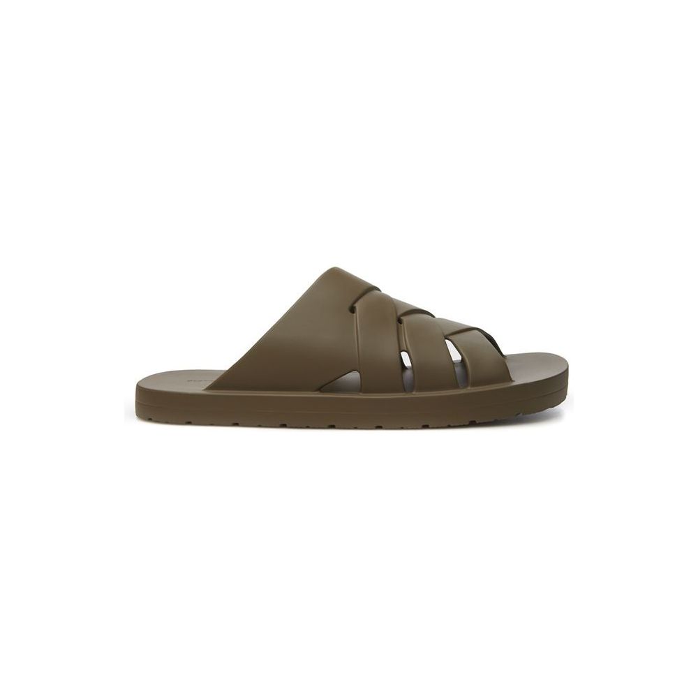 Brown Cotton Sandal