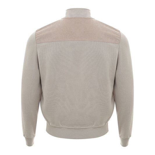 Beige Cotton Cardigan for Men