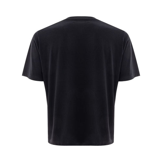 Black Cotton T-Shirt