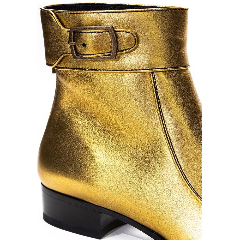 Gold Leather Boot