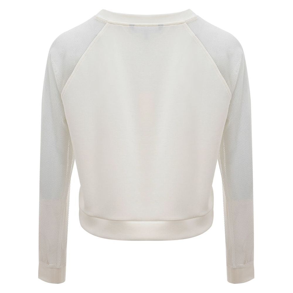 Elegant White Polyamide Sweater