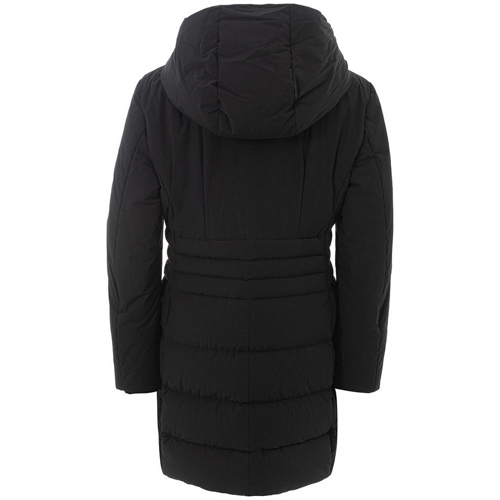 Elegant Black Polyamide Jacket for Women