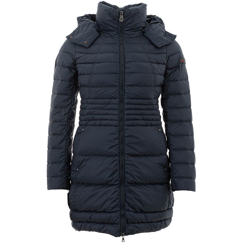 Chic Blue Polyamide Jacket for Women