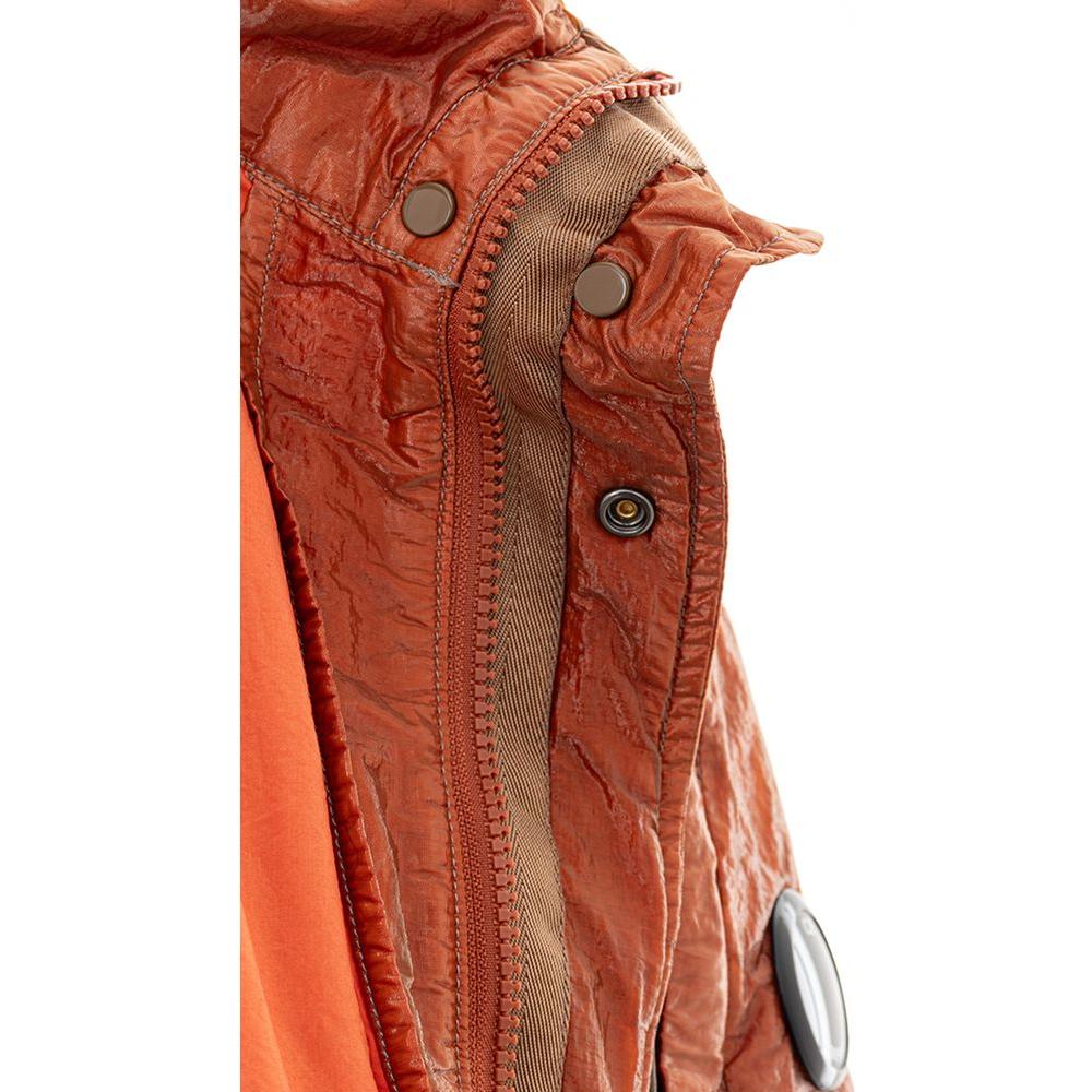 Orange Polyamide High-Performance Jacket