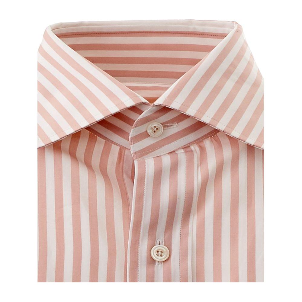 Elegant Cotton Pink Shirt for Men