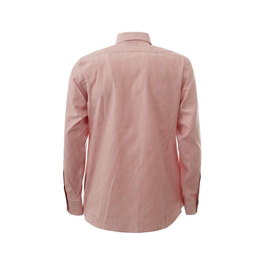 Elegant Pink Cotton Shirt for Men